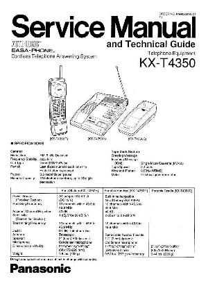 Сервисная инструкция Panasonic KX-T4350 ― Manual-Shop.ru