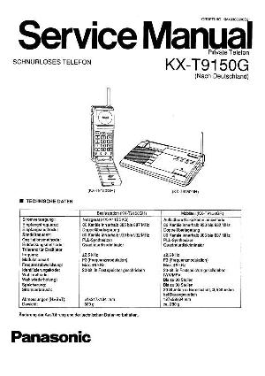 Сервисная инструкция Panasonic KX-T9150G ― Manual-Shop.ru