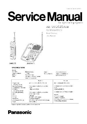 Сервисная инструкция Panasonic KX-TC1025RUB ― Manual-Shop.ru