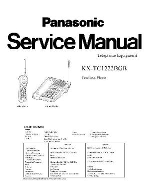 Сервисная инструкция Panasonic KX-TC1222BGB ― Manual-Shop.ru