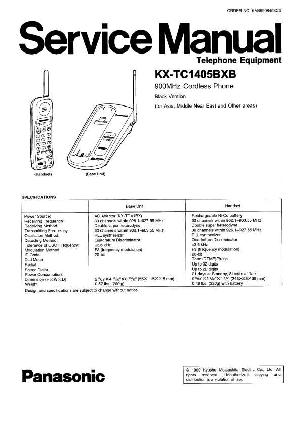 Сервисная инструкция Panasonic KX-TC1405BXB ― Manual-Shop.ru