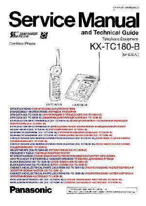 Сервисная инструкция Panasonic KX-TC180-B ― Manual-Shop.ru