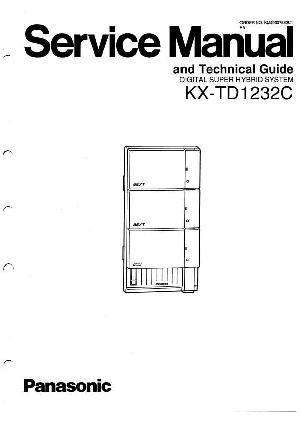 Сервисная инструкция Panasonic KX-TD1232C ― Manual-Shop.ru