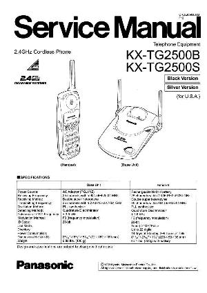 Сервисная инструкция Panasonic KX-TG2500 ― Manual-Shop.ru