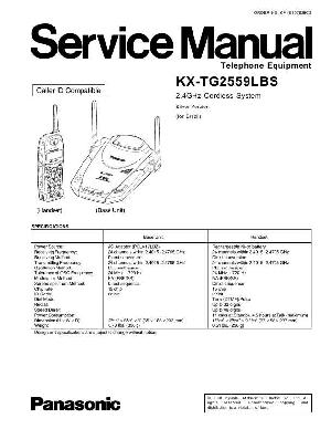 Сервисная инструкция Panasonic KX-TG2559LBS ― Manual-Shop.ru