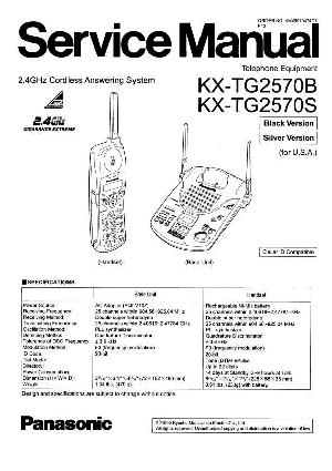 Сервисная инструкция Panasonic KX-TG2570 ― Manual-Shop.ru