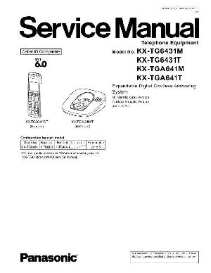Сервисная инструкция Panasonic KX-TG6431M ― Manual-Shop.ru