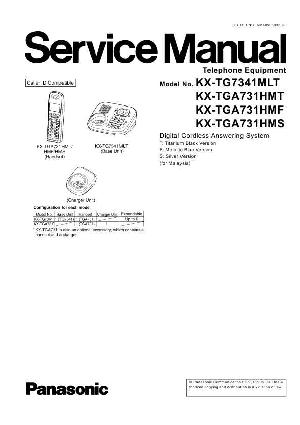 Сервисная инструкция Panasonic KX-TG7341MLT ― Manual-Shop.ru