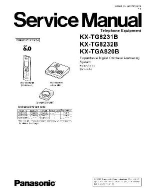 Сервисная инструкция Panasonic KX-TG8231B ― Manual-Shop.ru