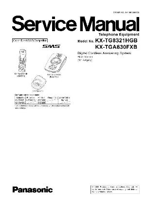 Сервисная инструкция Panasonic KX-TG8321HGB ― Manual-Shop.ru