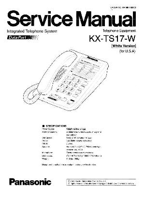 Сервисная инструкция Panasonic KX-TS17W ― Manual-Shop.ru