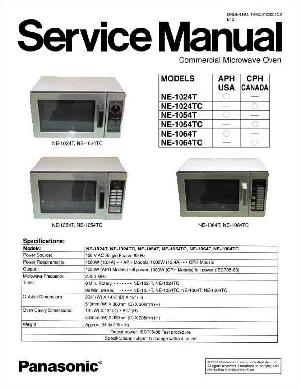 Сервисная инструкция Panasonic NE-1024T, NE-1054T, NE-1064T ― Manual-Shop.ru