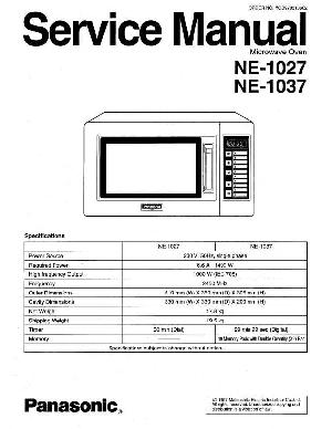 Сервисная инструкция Panasonic NE-1027, NE-1037 ― Manual-Shop.ru