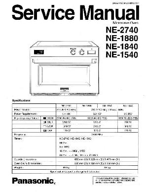 Сервисная инструкция Panasonic NE-1540, NE-1840, NE-1880, NE-2740 ― Manual-Shop.ru