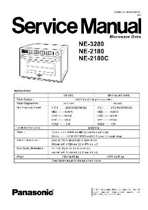 Сервисная инструкция Panasonic NE-2180, NE-3280 ― Manual-Shop.ru