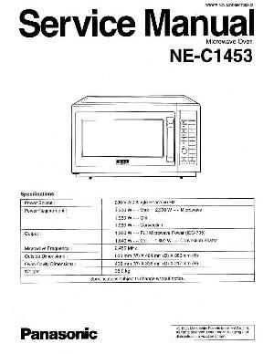 Сервисная инструкция Panasonic NE-C1453 ― Manual-Shop.ru