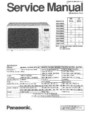 Сервисная инструкция Panasonic NN-5506L, NN-5556L, NN-5656L, NN-6505L, NN-6556L, NN-6656L, NN-7506L, NN-7556L, NN-7756L ― Manual-Shop.ru