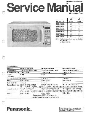 Сервисная инструкция Panasonic NN-5508L, NN-5558L, NN-6508L, NN-6558L, NN-7508L, NN-7558L ― Manual-Shop.ru