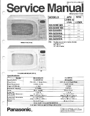 Сервисная инструкция Panasonic NN-559, NN-S559, NN-S659 ― Manual-Shop.ru