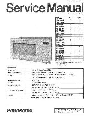 Сервисная инструкция Panasonic NN-6405A, NN-6705A ― Manual-Shop.ru