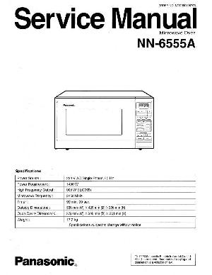 Сервисная инструкция Panasonic NN-6555A ― Manual-Shop.ru