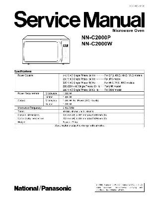 Сервисная инструкция Panasonic NN-C2000P, NN-C2000W ― Manual-Shop.ru