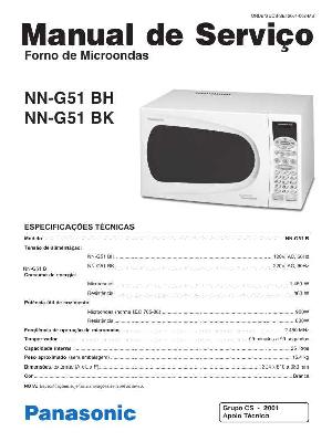 Сервисная инструкция Panasonic NN-G51BH/BK  ― Manual-Shop.ru