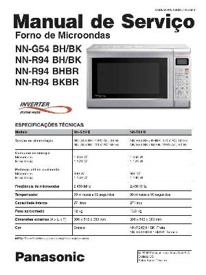 Сервисная инструкция Panasonic NN-G54, NN-R94  ― Manual-Shop.ru