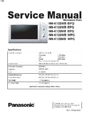 Сервисная инструкция Panasonic NN-K105, NN-K135 ― Manual-Shop.ru