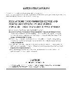 Сервисная инструкция Panasonic NN-K105, NN-K135