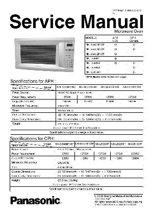 Сервисная инструкция Panasonic NN-L520WF, NN-L530BF, NN-L530WF ― Manual-Shop.ru