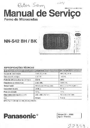 Сервисная инструкция Panasonic NN-S42B ― Manual-Shop.ru