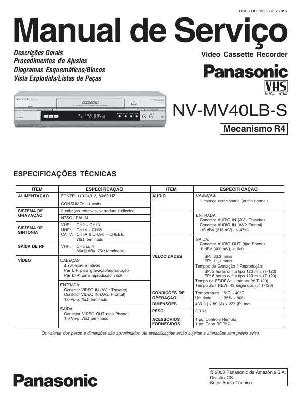 Сервисная инструкция Panasonic NV-MV40LB-S ― Manual-Shop.ru
