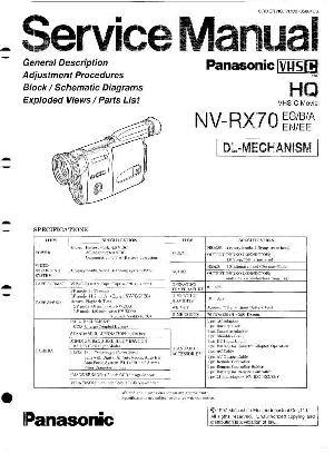 Сервисная инструкция Panasonic NV-RX70EE ― Manual-Shop.ru