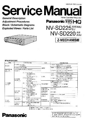 Сервисная инструкция Panasonic NV-SD220AM, NV-SD225EU ― Manual-Shop.ru