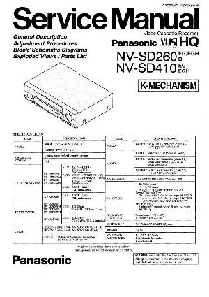 Сервисная инструкция Panasonic NV-SD260, NN-SD410 ― Manual-Shop.ru