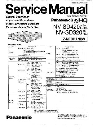 Сервисная инструкция Panasonic NV-SD320, NN-SD420EU ― Manual-Shop.ru