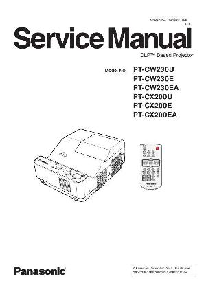 Сервисная инструкция Panasonic PT-CX230, PT-CX200 ― Manual-Shop.ru