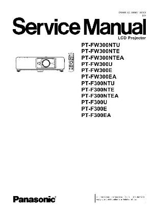 Сервисная инструкция Panasonic PT-F300, PT-FW300 ― Manual-Shop.ru