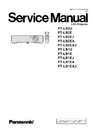 Сервисная инструкция Panasonic PT-LB1, PT-LB2 ― Manual-Shop.ru