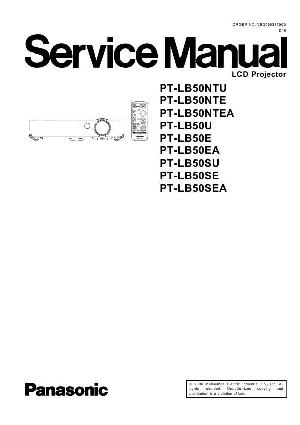 Сервисная инструкция Panasonic PT-LB50 ― Manual-Shop.ru