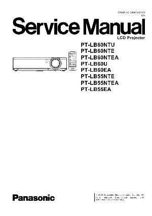 Сервисная инструкция Panasonic PT-LB60 ― Manual-Shop.ru