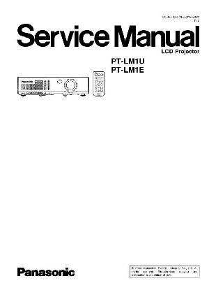 Сервисная инструкция Panasonic PT-LM1E U ― Manual-Shop.ru