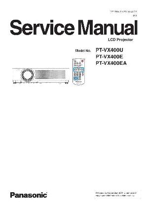 Сервисная инструкция Panasonic PT-VX400 ― Manual-Shop.ru