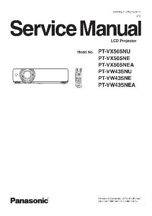 Сервисная инструкция Panasonic PT-VX505, PT-VW435 ― Manual-Shop.ru