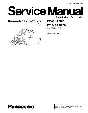 Сервисная инструкция Panasonic PV-GS180P, PV-GS180PC ― Manual-Shop.ru