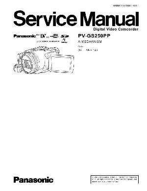 Сервисная инструкция Panasonic PV-GS250PP ― Manual-Shop.ru