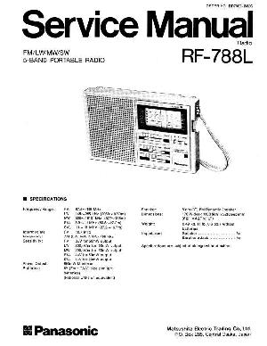 Сервисная инструкция Panasonic RF-788L ― Manual-Shop.ru