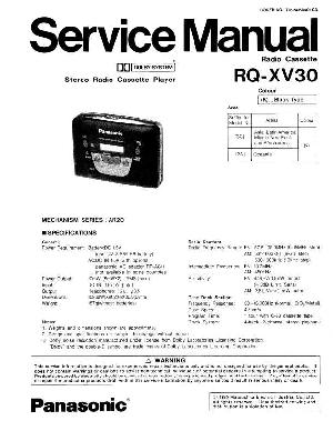 Сервисная инструкция Panasonic RQ-XV30 ― Manual-Shop.ru