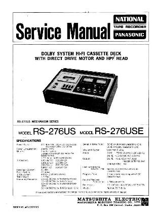 Сервисная инструкция Panasonic RS-276US ― Manual-Shop.ru